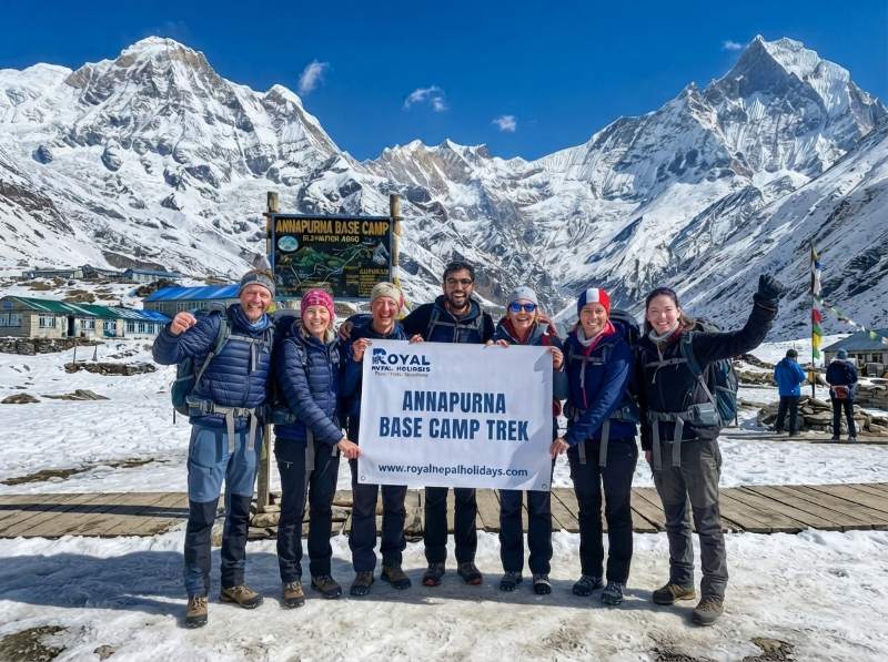 5 Days Annapurna Base Camp Trek With Natural Hot Spring
